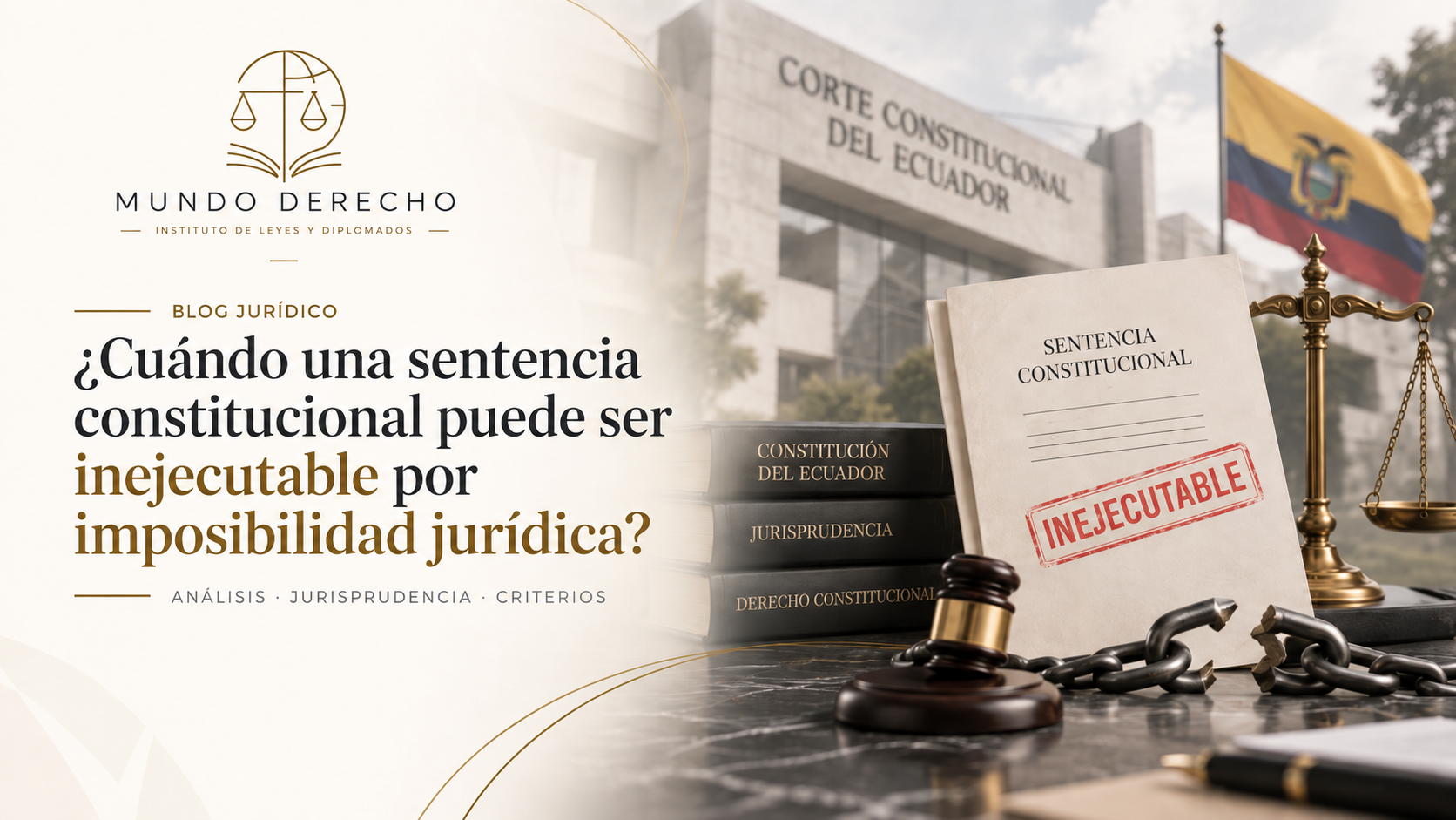 ¿Cuándo una sentencia constitucional puede ser inejecutable por imposibilidad jurídica?